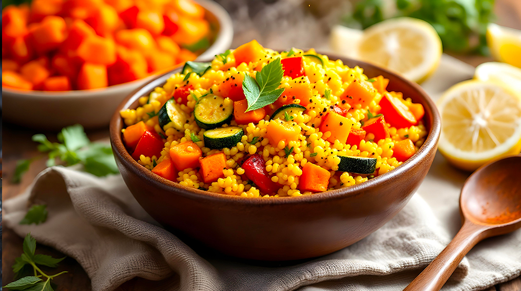 Cous cous mediterraneoVedi ricetta.