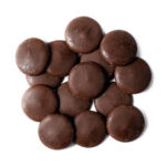 Dischi fondenti di cioccolato